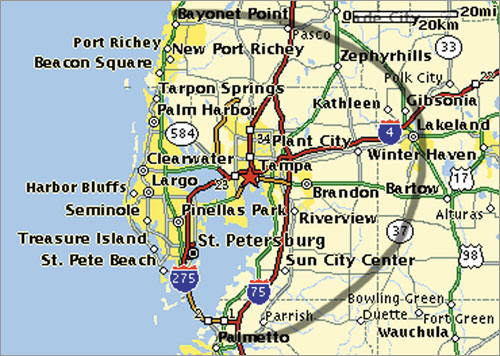 Tampa Bay Coverage Area